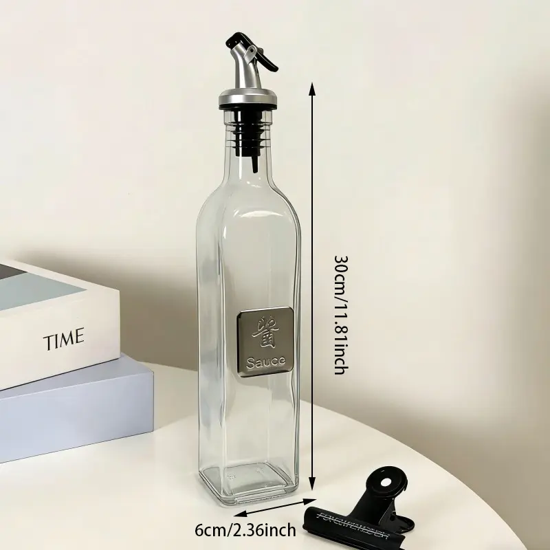 Dual Style Glass Oil Vinegar Dispenser Set
