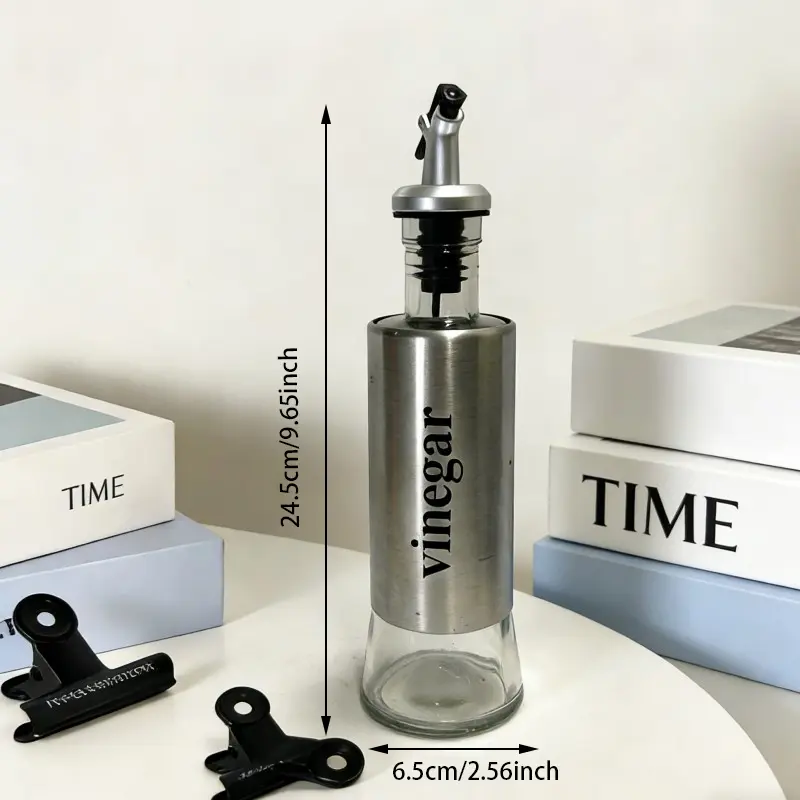 Dual Style Glass Oil Vinegar Dispenser Set