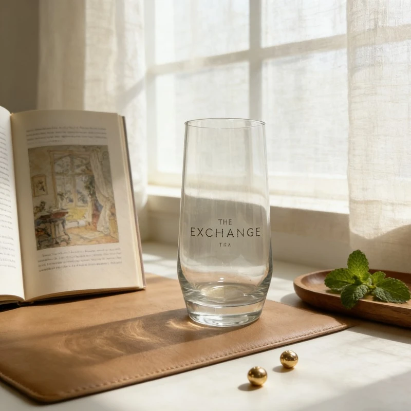 Stemless Conical Glass Tumbler