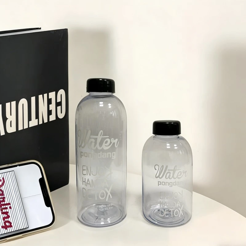 Transparent Reusable Plastic Water Bottles